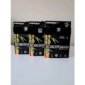 Tatkan Erkek Bambu Boxerman Boxer - 3 Adet