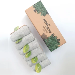 Mem Socks 6'Lı Unisex Bambu Çocuk Soket Çorap Özel Kutulu