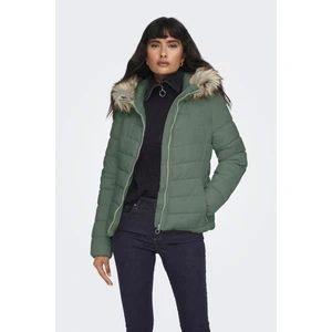 15300254-FW Onlellan Quılted Hood Jacket cc Otw Kadın Kaban
