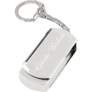 NRD Life Kişiye Özel İsim Baskılı Anahtarlık Zincirli Hediyelik Kutulu USB Flash Bellek 32 GB