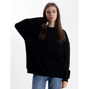 Pull The Hood Unisex Oversize Siyah Sweatshirt Oversize