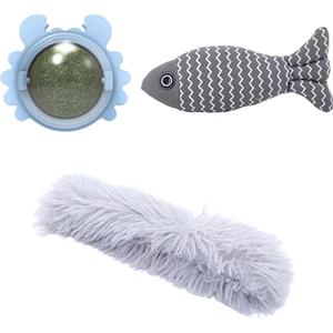 Kedi Naneli Kedi Oyuncağı Gri Paket