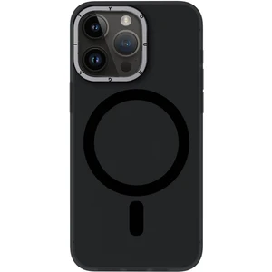 iPhone 15 Pro Max Uyumlu Kılıf Magsafe Şarj Özellikli Youngkit Hidden Sand Serisi Kapak Siyah