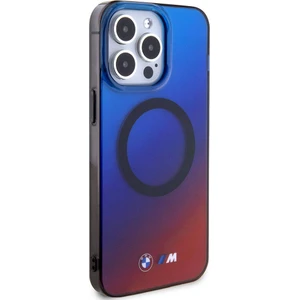 iPhone 15 Pro Max Uyumlu Kılıf Bmw Magsafe Şarj Özellik Transparan Renk Geçişli Orjinal Lisanslı