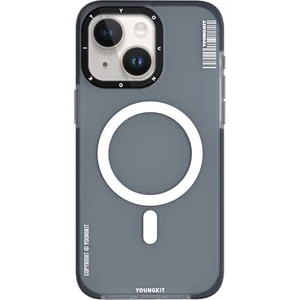 iPhone 15 Uyumlu Kılıf Magsafe Şarj Özellikli Youngkit Jiansha Serisi Kapak Siyah