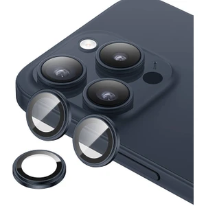 iPhone 15 Pro ​uyumlu Benks King Kong Corning Kamera Lens Koruyucu Mavi