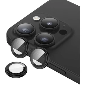 iPhone 15 Pro ​max Uyumlu Benks King Kong Corning Kamera Lens Koruyucu Siyah