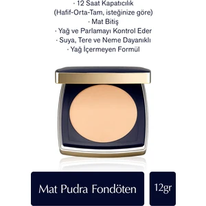 Estee Lauder Double Wear Stay-in-Place Mat Pudra Fondöten - 3N1 Ivory Beige - 12gr