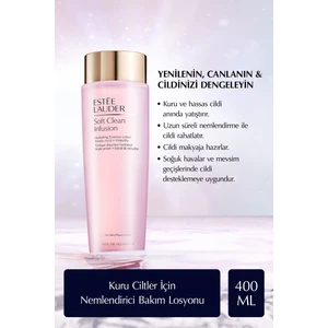 Estee Lauder Losyon - Soft Clean Infusion Kuru Ciltler İçin Nemlendirici Bakım Losyonu - 400 ml