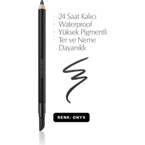Estee Lauder Göz Kalemi - Double Wear 24 Saat Kalıcı Suya Dayanıklı Waterproof Jel Göz Kalemi -01 Siyah ONYX 1.2g