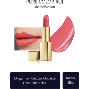 Estee Lauder Kremsi Ruj - Pure Color Creme Lipstick Kremsi, Saten Bitiş -  3.5gr - Renk: 260 Eccentric