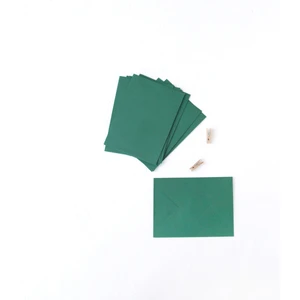 Koyu yeşil standart zarf, 13x18 cm  25 adet