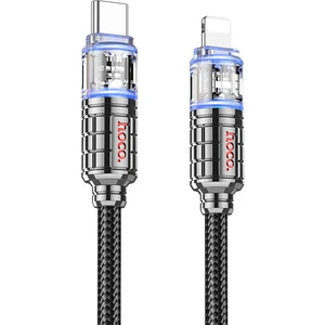 U122 Kristal Uç 27W Type-C To iPhone Lightning Hızlı Data ve Şarj Kablosu