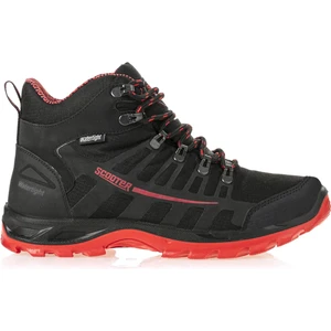 Su Geçirmez Siyah-Kırmızı Unisex Outdoor Bot G5551Tsk