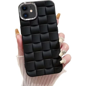 iPhone 11 Kılıf Roof 3D Örgü Desen Silikon Kapak