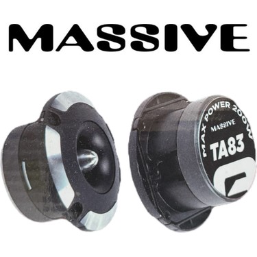 Massive MS-TA83 Çifti 400WAT-200W Rms 10CM Spl Dome Tweeter Fiyatı