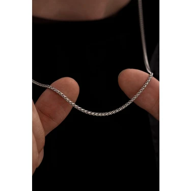 Trend Collection Erkek Sarmal Çelik Kolye 316 L Çelik Erkek Zincir