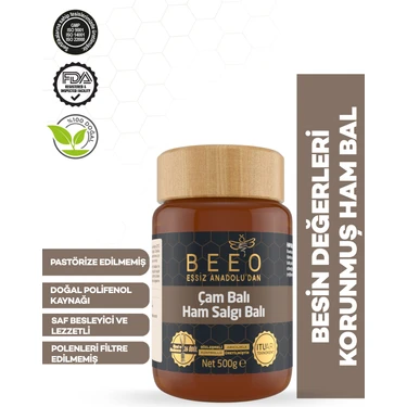 BEE'O  Çam Balı Ham Bal 500