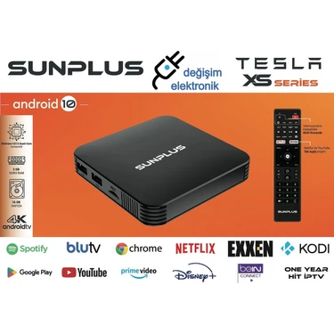 Sunplus Tesla Xs Series Android Box 2 GB 16