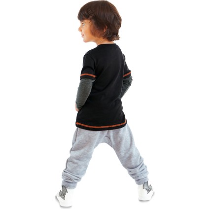 Rhino Erkek Çocuk Siyah T-Shirt Eşofman Altı Takım fiyatları