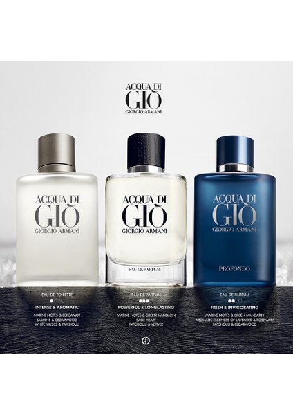 Giorgio Armani Acqua Di Gio Profondo Edp 200 ml Erkek Parfümü