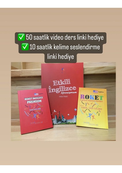 Etkili İngilizce Kitap İngilizce Eğitim Seti Gramer Kitabı İngilizce Kelime Kitabı fiyatları