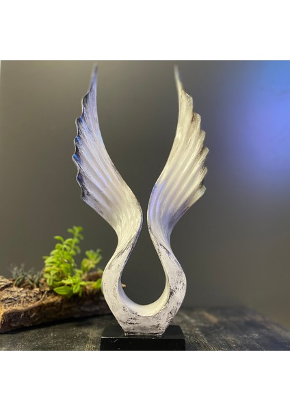 Soyut Anka Kanat Heykel Biblo