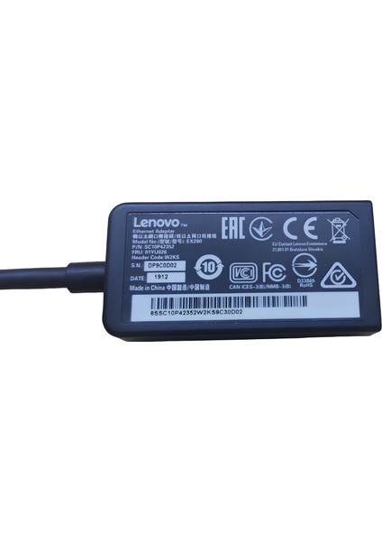 Thinkpad Ethernet Adaptörü(Uzatma Adaptörü) Gen2  EX280 W2KS SC10P42352 01YU026