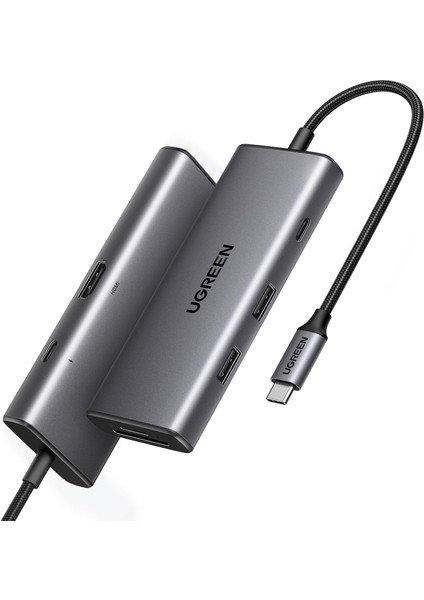 Type-C To 4K/30Hz HDMI 2*usb 3.2 Type-C 3.2 Sd Tf Kart Okuyucu Çoklayıcı Hub Adaptör