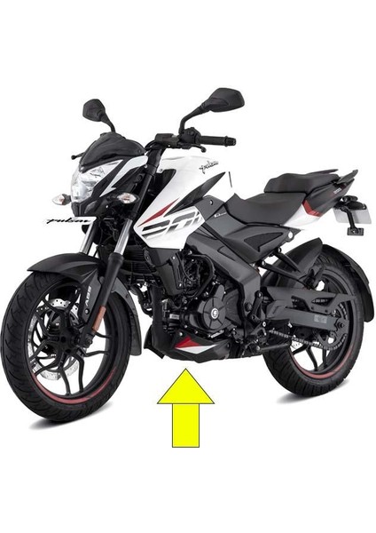 Bajaj Pulsar NS200 2021-2023 Sol Alt Sakal Çene Grenajı Siyah-Kırmızı-Beyaz B A fiyatları