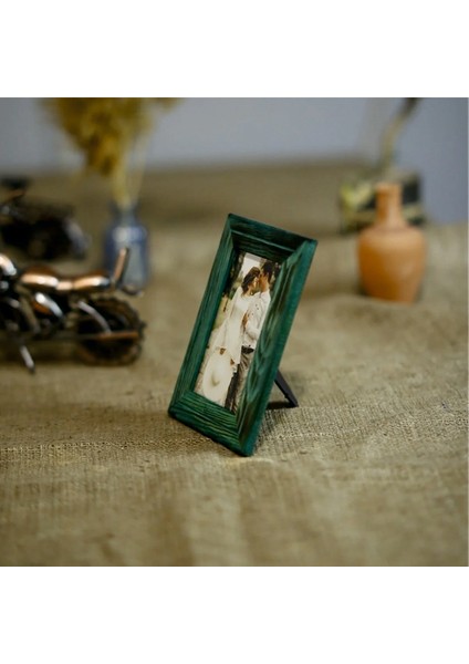Ahşap 10X15 cm Tekli Hem Yatay Hem Dikey Fotoğraf Çerçevesi-Natural