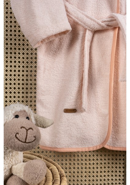 Kız Çocuk Bornozu, Pamuklu, Kapüşonlu, Çiçekli Tavşan, Bebek, Yavruağzı (0-14 Yaş) modelleri