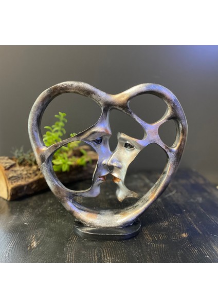 Kalp Içinde Romantik Sevgili Çift