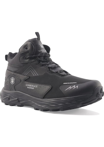 Burk Siyah Waterproof (Su Geçirmez) Softshell Erkek Outdoor Bot