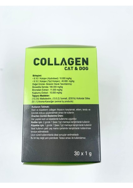 Köpekler Için Nanbell Kolajen 30 x 1 gr