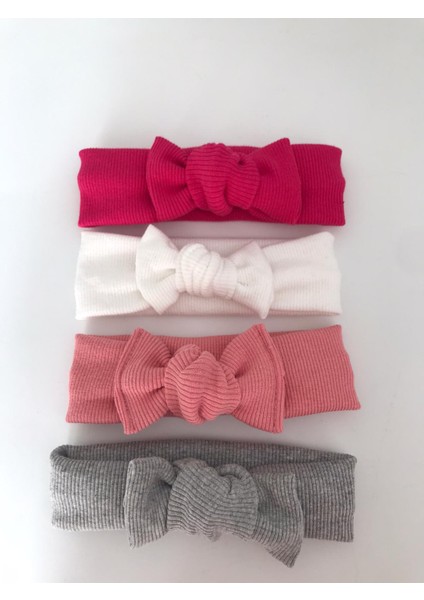 Nis Butik Kurdeleli Diz Altı Bebek Çorabı ve Bandana Seti
