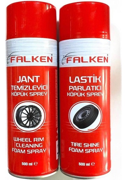 Jant Temizleyici + Lastik Parlatıcı Köpük Sprey