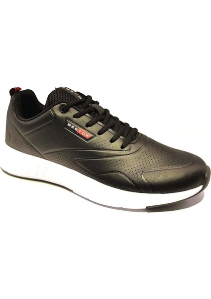 Siyah Beyaz Günlük Erkek Spor Ayakkabı Memory Form Taban