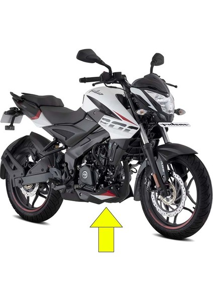 Bajaj Pulsar NS200 2021-2023 Sağ Alt Sakal Çene Grenajı Siyah-Kırmızı-Beyaz B A fiyatları