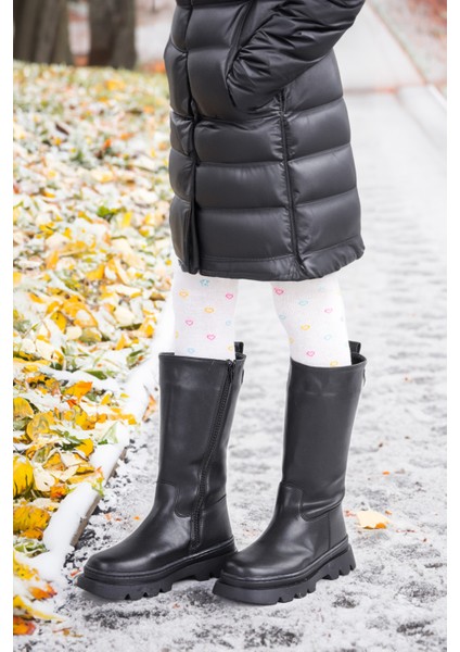 500 Uzun Fermuarlı Kız Çocuk Çizme Bot fiyatları