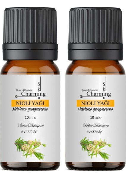 2 Adet Nioli Uçucu Yağı %100 Saf Sertifikalı Seyreltilmemiş( Niaouli Essential Oil ) 10 ml