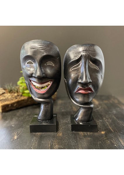 Gülen ve Ağlayan Yüz Mask