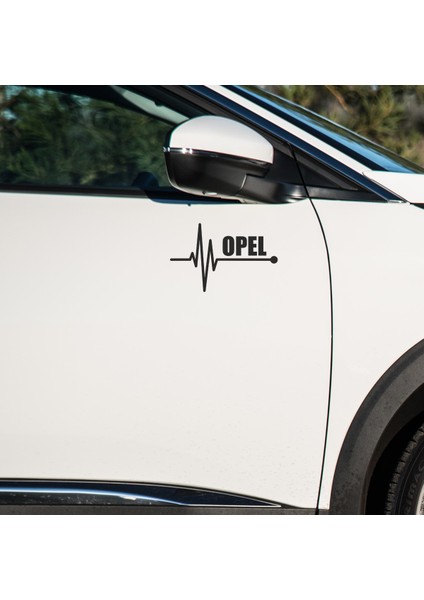Opel Uyumlu Kapı ve Çamurluk Uyumlu Araç Markalı Sticker Seti - 2li Set - K Atatürk Imza Hediyeli fiyatları