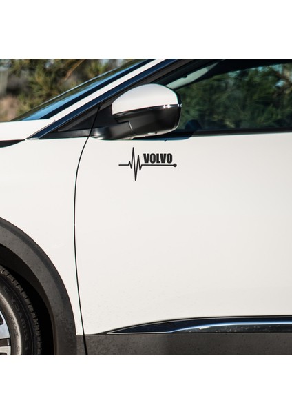 Volvo Uyumlu Kapı ve Çamurluk Uyumlu Araç Markalı Sticker Seti - 2li Set - K Atatürk Imza Hediyeli fiyatları