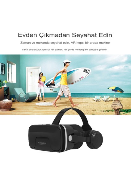 Shinecon SC-G04EA 3D Sanal Gerçeklik Gözlüğü - Siyah