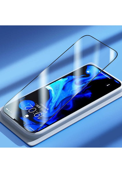 iPhone 13 Pro Max Uyumlu 0.33MM R-Pro Curved Kavisli Kenarlı Tam Kaplama Cam Ekran Koruyucu 2 Adet