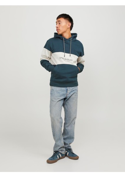 Jack & Jones Jorlakewood Sweat Hood Bf Ln Erkek Sweatshirt