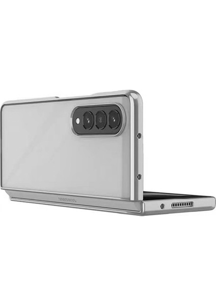 Samsung Galaxy Z Fold 4 Kılıf Fold Element Kapak - Gümüş