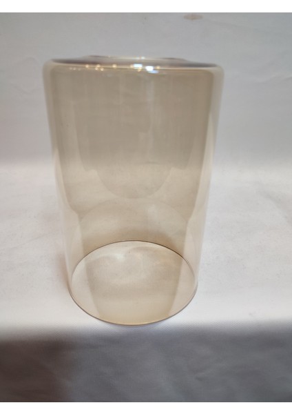 Avize camı.Düz Silindir,Bal Rengi.(E.27)Çap:10.00cm-h:15.00cm.Normal ampule göre.