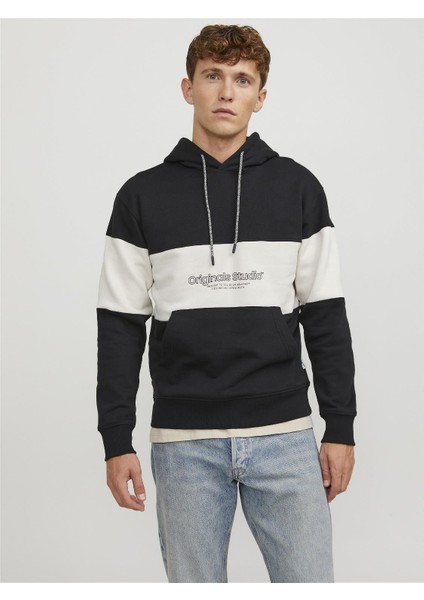 Jack & Jones Jorlakewood Sweat Hood Bf Ln Erkek Sweatshirt